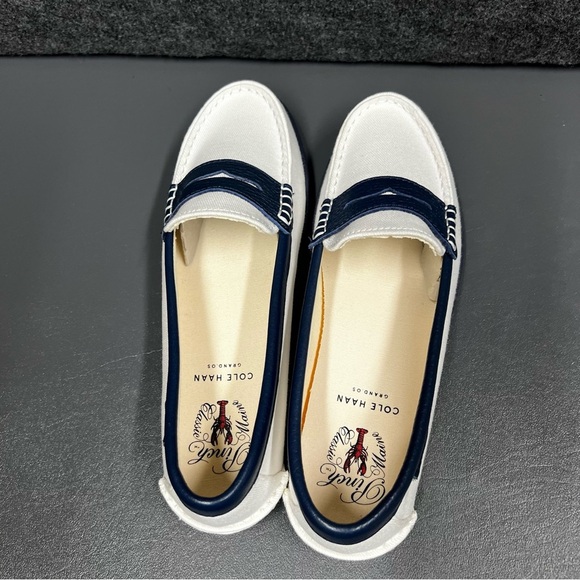 Cole Haan Grand OS Women’s Pinch Maine Classic Canvas Boat Shoe Size 10 - Picture 6 of 15